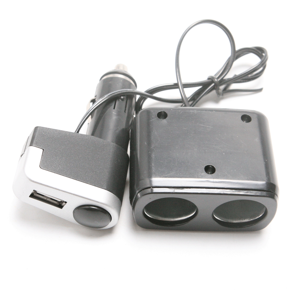 CAR CIGARETTE LIGHTER POWER SOCKET EXTENSION ADAPTER OUTLET 2WAY DC 12V eBay